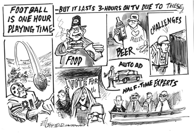 cartoon football